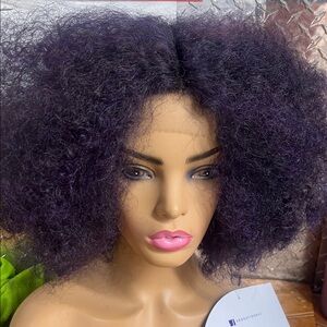 Purple Afro Wig